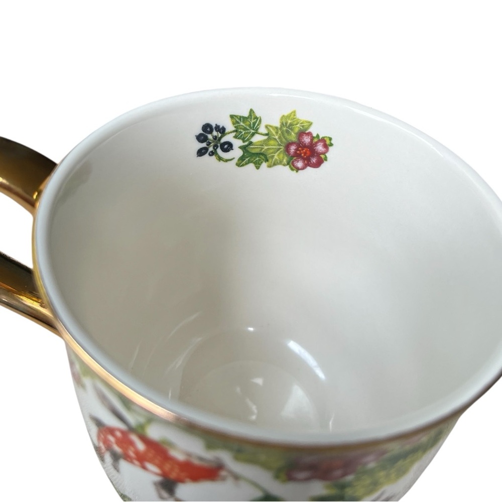 Anthropologie Lou Rota Monogram Nature Mug, Letter “K” Koi - Picture 7 of 11